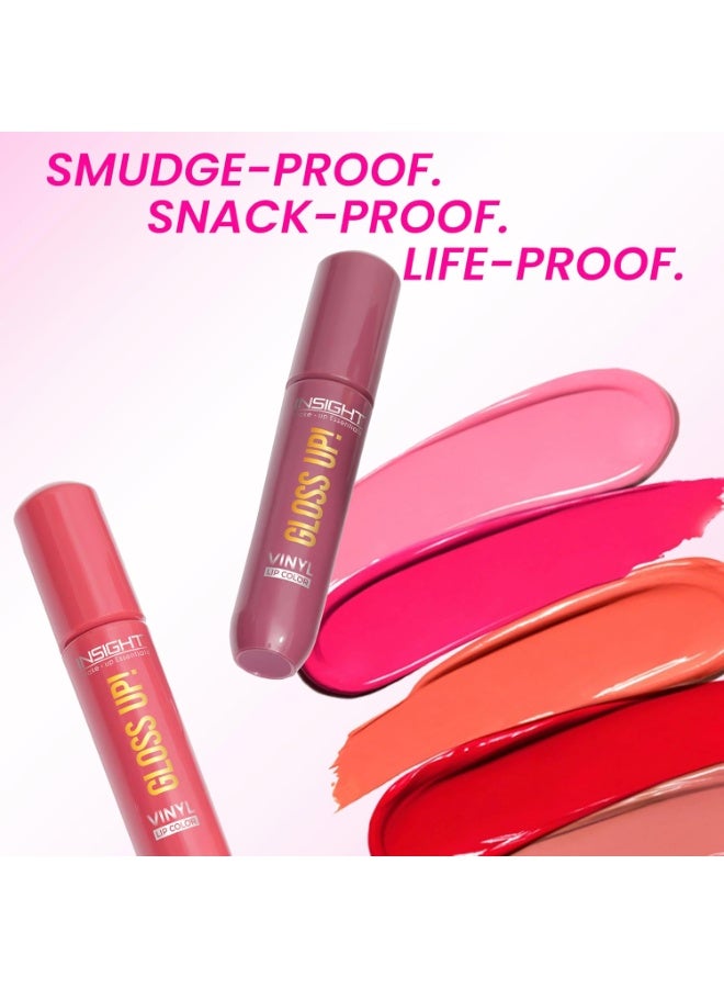 INSIGHT Gloss Up! Vinyl Lip Color - Scarlet Desire | High-Gloss Finish | Rich Pigmentation | Lightweight, Long-Lasting Formula | All-Day Comfortable Wear (4g) - Image 4